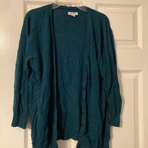 Teal cardigan